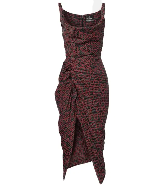 Vivienne Westwood Panther printed midi dress