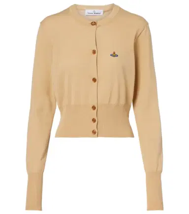 Vivienne Westwood Bea cropped cotton cardigan | Thumbnail 1