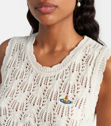 Vivienne Westwood Ella cropped cotton sweater vest | Thumbnail 5