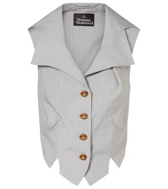 Vivienne Westwood Meryl pinstripe cotton vest