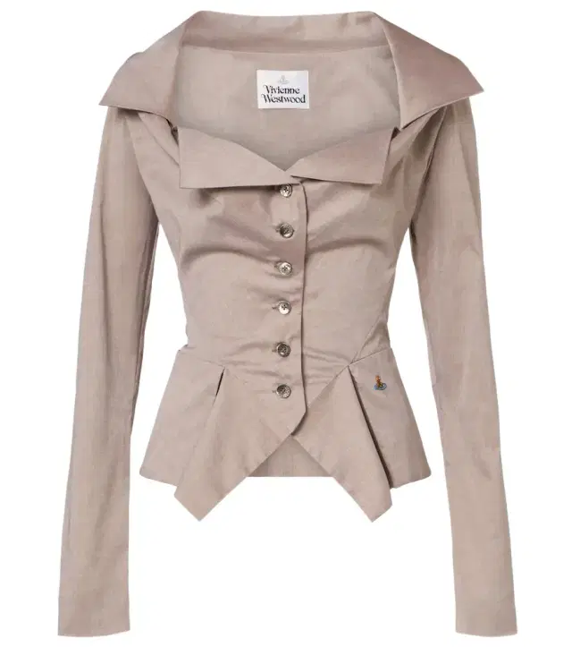 Vivienne Westwood Monday peplum cotton poplin shirt