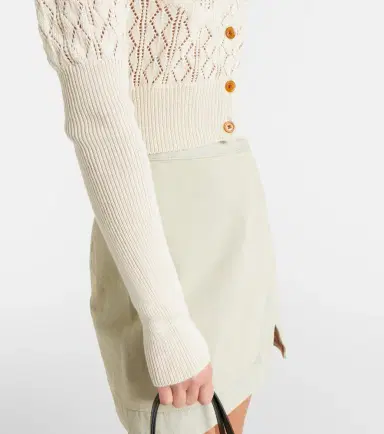 Vivienne Westwood Ella pointelle cotton cardigan | Thumbnail 5