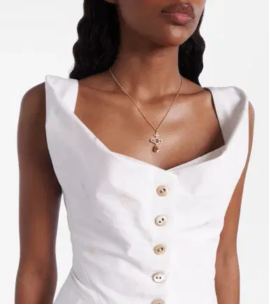 Vivienne Westwood Monday floral cotton-blend top | Thumbnail 4