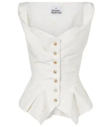 Vivienne Westwood Monday floral cotton-blend top | Thumbnail 1