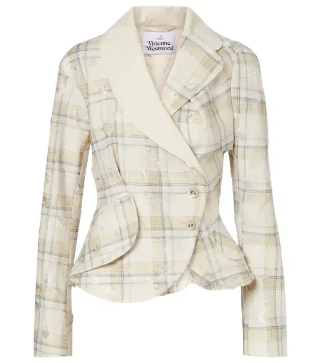 Vivienne Westwood Stormy tartan cotton-blend jacket