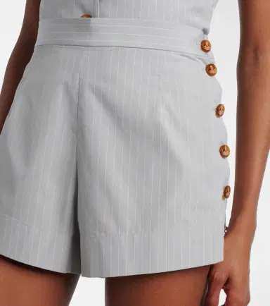 Vivienne Westwood Elle pinstripe cotton shorts | Thumbnail 2
