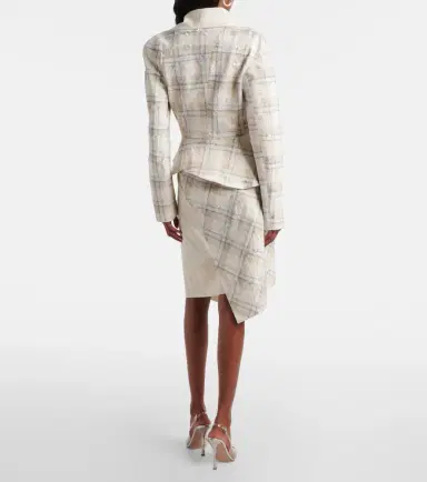 Vivienne Westwood Infinity tartan cotton midi skirt | Thumbnail 5