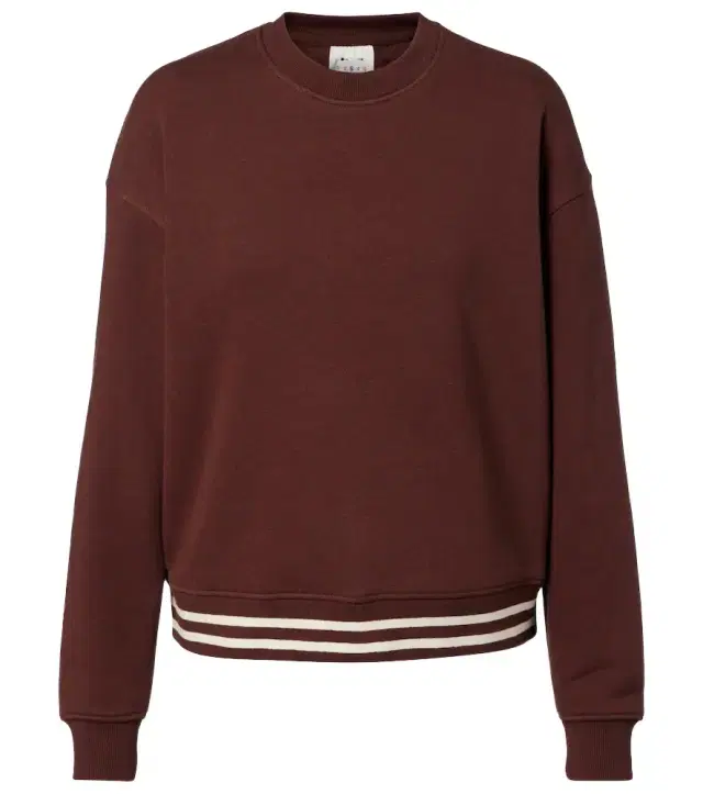 The Upside Striped cotton jersey sweatshirt