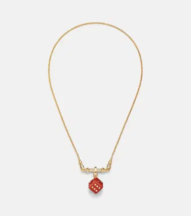Marie Lichtenberg Connector 18kt gold charm necklace with jasper and diamonds | Thumbnail 8 Marie Lichtenberg Connector 18kt gold charm necklace with jasper and diamonds | Thumbnail 8