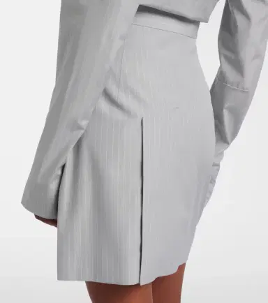 Vivienne Westwood Pinstripe cotton miniskirt | Thumbnail 3