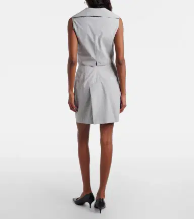 Vivienne Westwood Pinstripe cotton miniskirt | Thumbnail 5