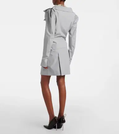 Vivienne Westwood Pinstripe cotton miniskirt | Thumbnail 6