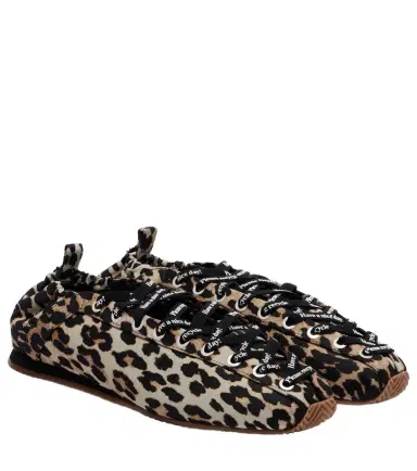 Ganni Leopard-print ballet flats | Thumbnail 1