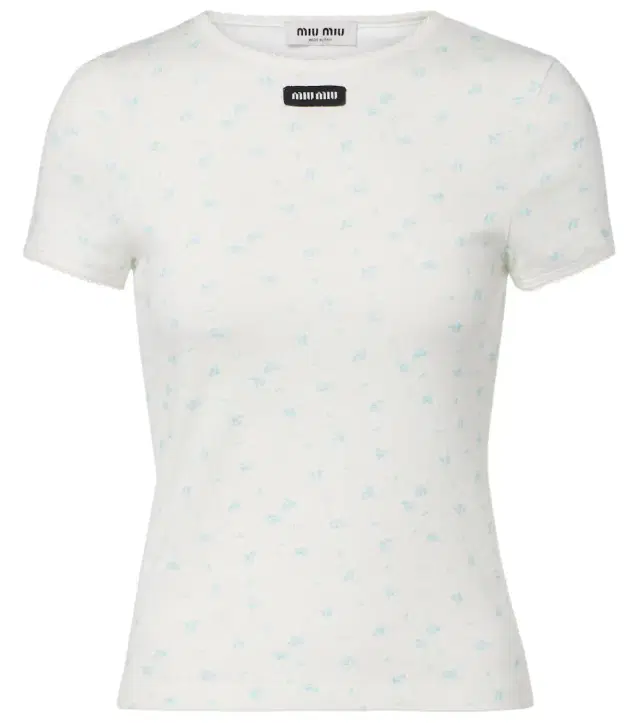 Floral cotton jersey T-shirt