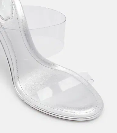 René Caovilla Celebrity crystal-embellished PVC sandals | Thumbnail 3
