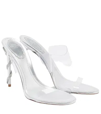 René Caovilla Celebrity crystal-embellished PVC sandals | Thumbnail 1