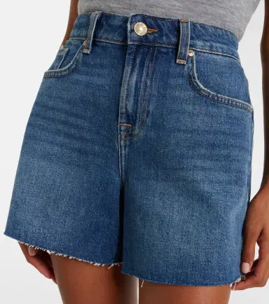 7 For All Mankind Monroe denim shorts | Thumbnail 4