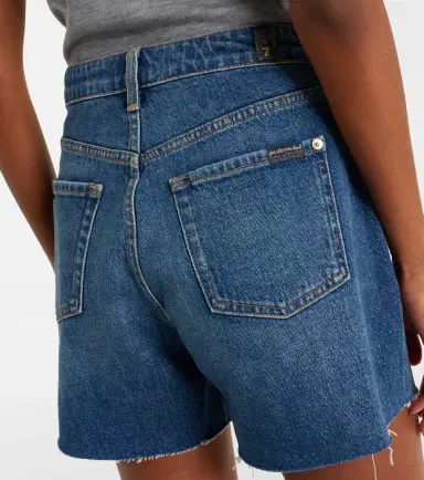 7 For All Mankind Monroe denim shorts | Thumbnail 5