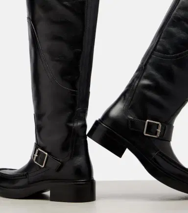 Saint Laurent Joe leather over-the-knee boots | Thumbnail 2