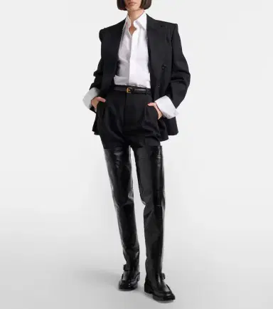 Saint Laurent Joe leather over-the-knee boots | Thumbnail 5