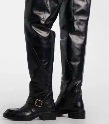 Saint Laurent Joe leather over-the-knee boots | Thumbnail 6