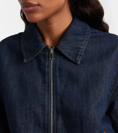 7 For All Mankind Denim bomber jacket | Thumbnail 4 7 For All Mankind Denim bomber jacket | Thumbnail 4