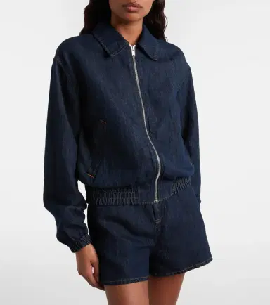 7 For All Mankind Denim bomber jacket | Thumbnail 5 7 For All Mankind Denim bomber jacket | Thumbnail 5
