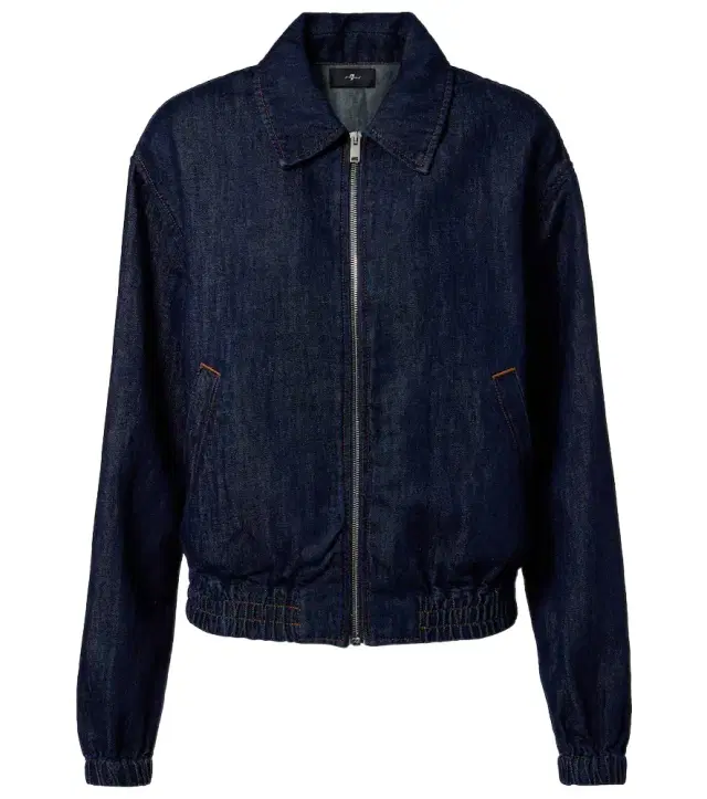 Denim bomber jacket