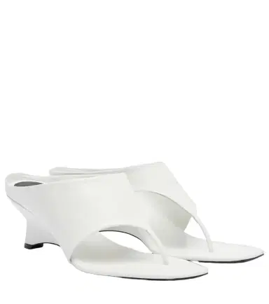 Khaite Marlow 55 leather mules | Thumbnail 1
