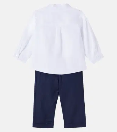 Tartine et Chocolat Baby linen shirt and pants set | Thumbnail 4