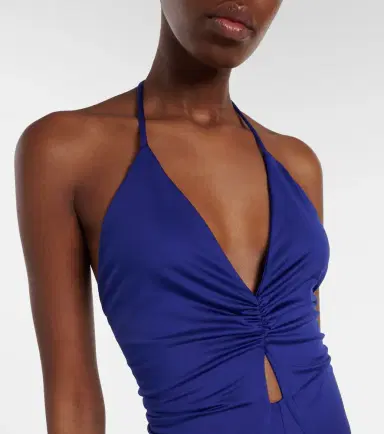 Victoria Beckham Ruched maxi dress | Thumbnail 7