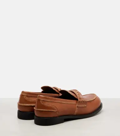 Miu Miu Leather penny loafers | Thumbnail 4 Miu Miu Leather penny loafers | Thumbnail 4