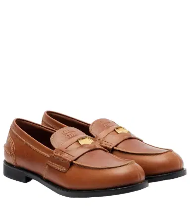 Miu Miu Leather penny loafers | Thumbnail 1 Miu Miu Leather penny loafers | Thumbnail 1