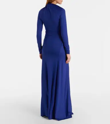 Victoria Beckham Draped maxi dress | Thumbnail 3