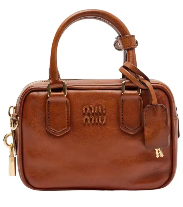 Miu Miu Arcadie Small leather tote bag