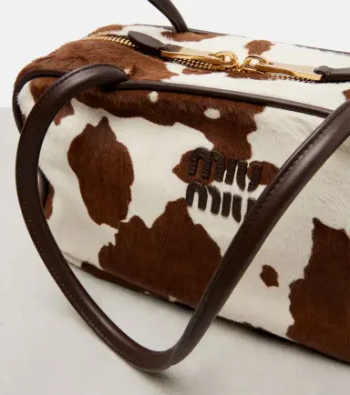 Miu Miu Beau Medium calf hair shoulder bag | Thumbnail 3