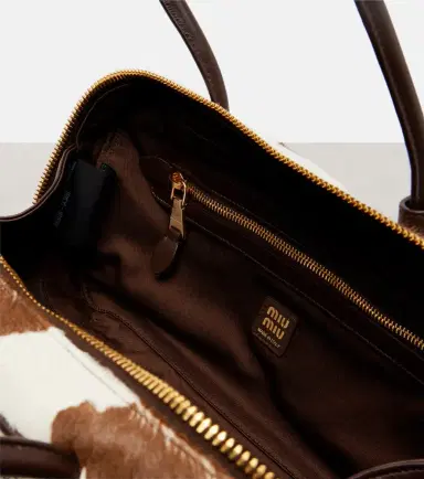 Miu Miu Beau Medium calf hair shoulder bag | Thumbnail 4