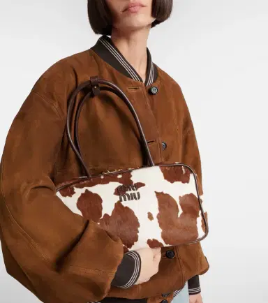 Miu Miu Beau Medium calf hair shoulder bag | Thumbnail 7