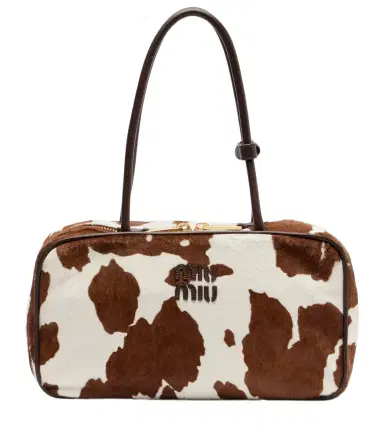Miu Miu Beau Medium calf hair shoulder bag | Thumbnail 1