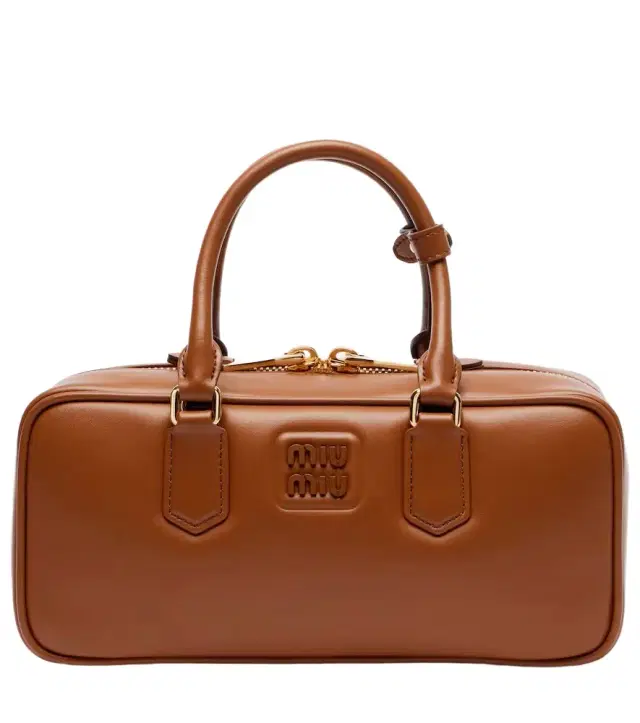 Miu Miu Arcadie Large leather top-handle bag