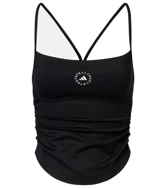 Logo jersey tank top