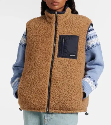 Miu Miu Wool-blend teddy down vest | Thumbnail 2