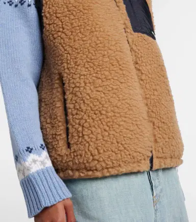 Miu Miu Wool-blend teddy down vest | Thumbnail 3