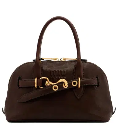 Miu Miu Aventure leather tote bag | Thumbnail 1 Miu Miu Aventure leather tote bag | Thumbnail 1