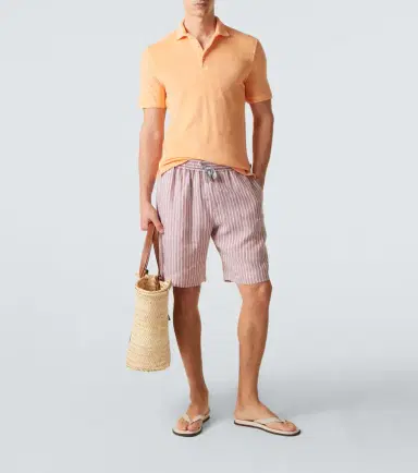 Fedeli Mondial cotton terry polo shirt | Thumbnail 2