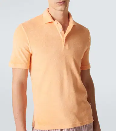 Fedeli Mondial cotton terry polo shirt | Thumbnail 3
