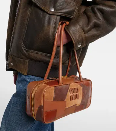 Miu Miu Beau Small leather top-handle bag | Thumbnail 3 Miu Miu Beau Small leather top-handle bag | Thumbnail 3