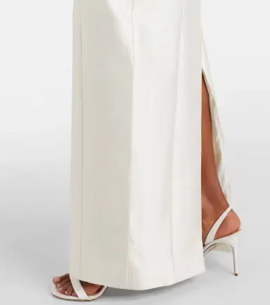 Danielle Frankel Bridal Lette wool and silk bustier gown | Thumbnail 2 Danielle Frankel Bridal Lette wool and silk bustier gown | Thumbnail 2