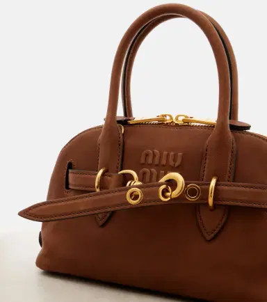 Miu Miu Adventure leather tote bag | Thumbnail 2 Miu Miu Adventure leather tote bag | Thumbnail 2