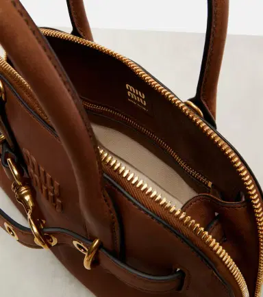 Miu Miu Adventure leather tote bag | Thumbnail 4 Miu Miu Adventure leather tote bag | Thumbnail 4